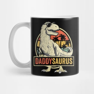 Daddysaurus Fathers Day Gift T-Rex Dad Dinosaur Mug